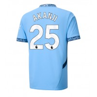 Fotbalové Dres Manchester City Manuel Akanji #25 Domácí 2024-25 Krátký Rukáv